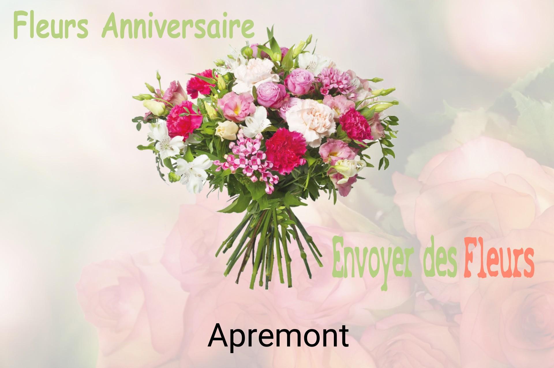 Bouquet de fleurs d’anniversaire livré à Apremont